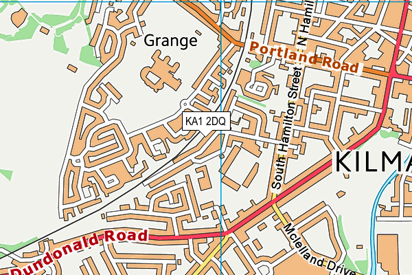 KA1 2DQ map - OS VectorMap District (Ordnance Survey)