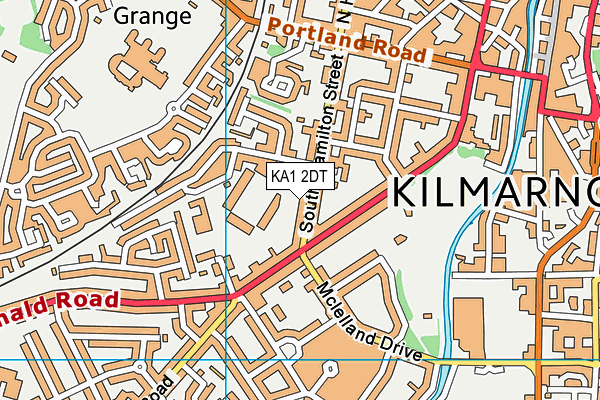 KA1 2DT map - OS VectorMap District (Ordnance Survey)