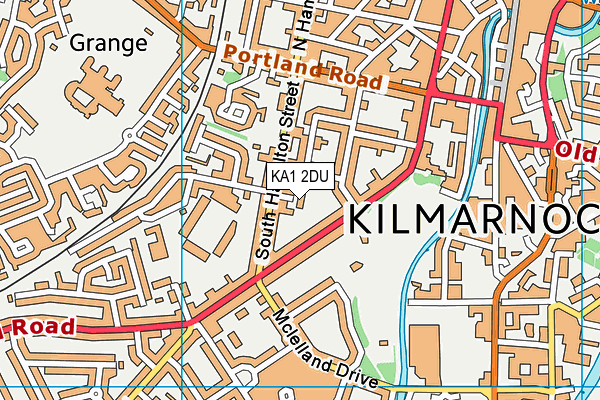 KA1 2DU map - OS VectorMap District (Ordnance Survey)