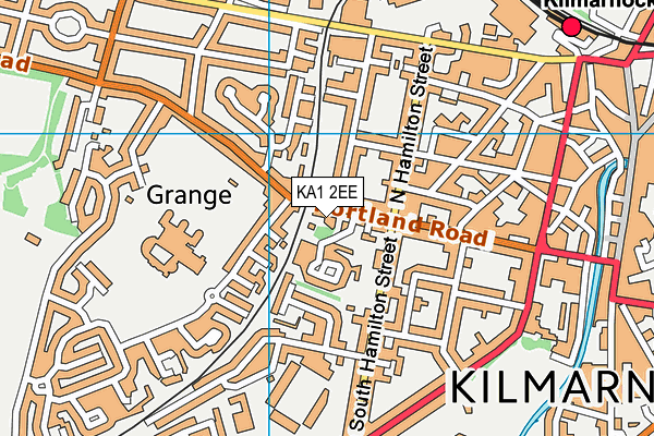 KA1 2EE map - OS VectorMap District (Ordnance Survey)