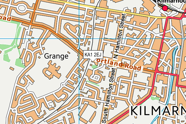 KA1 2EJ map - OS VectorMap District (Ordnance Survey)