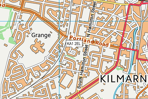 KA1 2EL map - OS VectorMap District (Ordnance Survey)