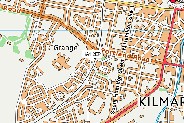 KA1 2EP map - OS VectorMap District (Ordnance Survey)