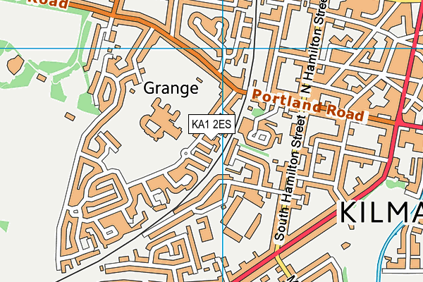 KA1 2ES map - OS VectorMap District (Ordnance Survey)