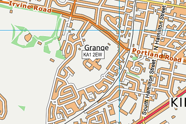 KA1 2EW map - OS VectorMap District (Ordnance Survey)