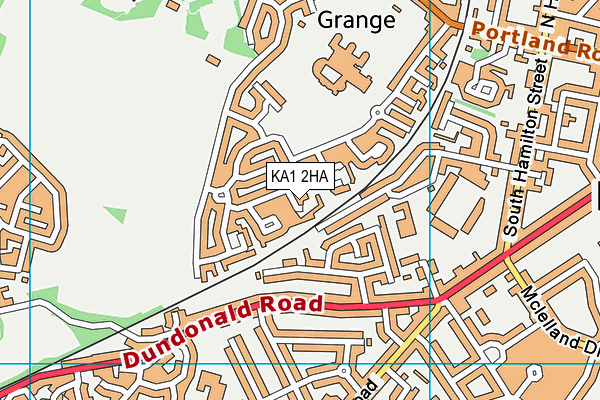 KA1 2HA map - OS VectorMap District (Ordnance Survey)