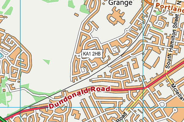 KA1 2HB map - OS VectorMap District (Ordnance Survey)