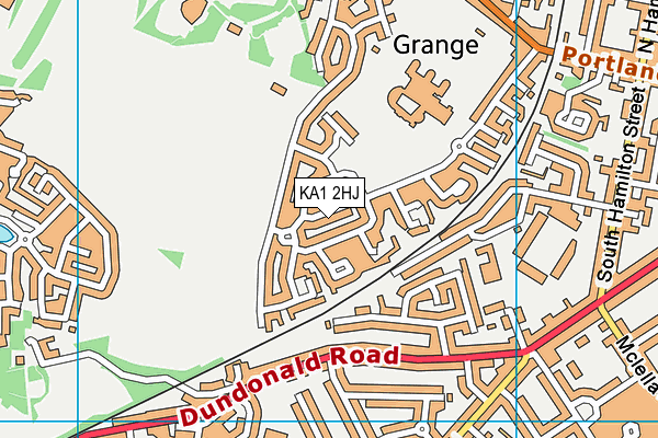 KA1 2HJ map - OS VectorMap District (Ordnance Survey)