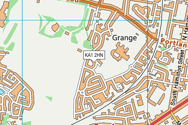 KA1 2HN map - OS VectorMap District (Ordnance Survey)