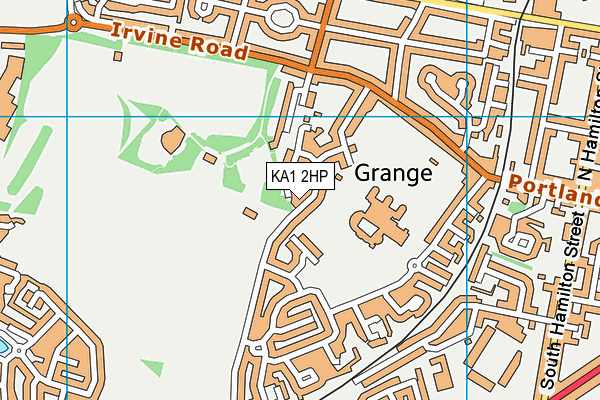 KA1 2HP map - OS VectorMap District (Ordnance Survey)