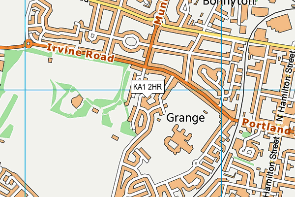 KA1 2HR map - OS VectorMap District (Ordnance Survey)