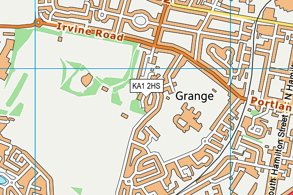 KA1 2HS map - OS VectorMap District (Ordnance Survey)