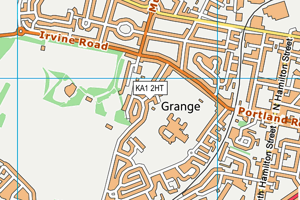 KA1 2HT map - OS VectorMap District (Ordnance Survey)