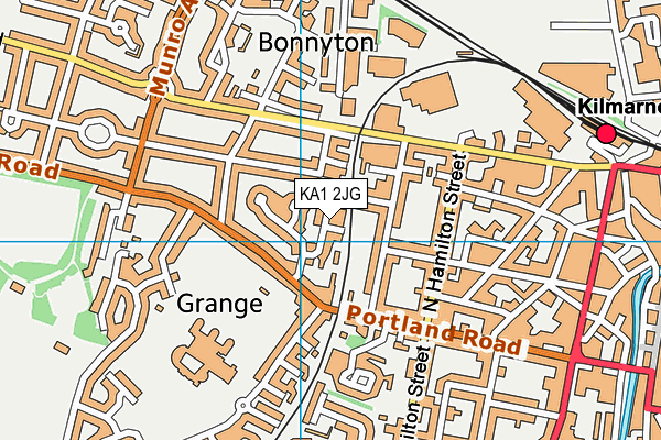 KA1 2JG map - OS VectorMap District (Ordnance Survey)