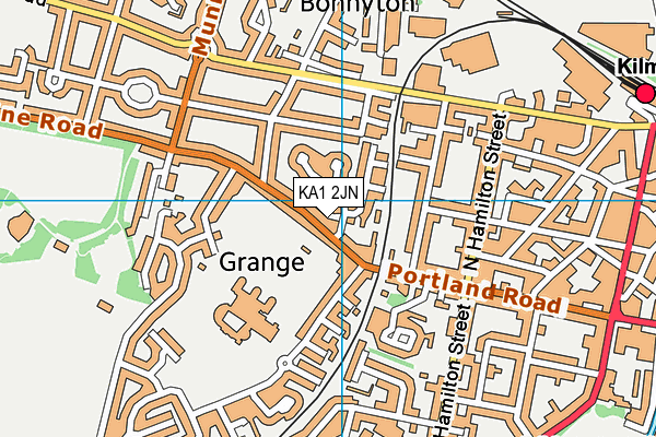 KA1 2JN map - OS VectorMap District (Ordnance Survey)