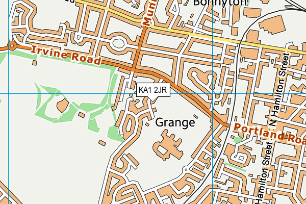 KA1 2JR map - OS VectorMap District (Ordnance Survey)