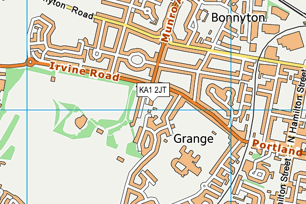 KA1 2JT map - OS VectorMap District (Ordnance Survey)