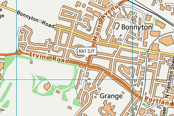 KA1 2JY map - OS VectorMap District (Ordnance Survey)