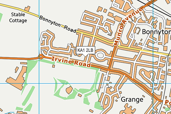 KA1 2LB map - OS VectorMap District (Ordnance Survey)