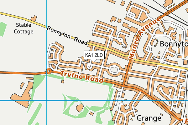 KA1 2LD map - OS VectorMap District (Ordnance Survey)