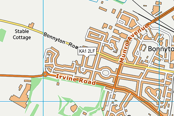 KA1 2LF map - OS VectorMap District (Ordnance Survey)