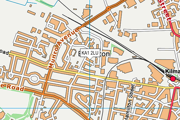 KA1 2LU map - OS VectorMap District (Ordnance Survey)