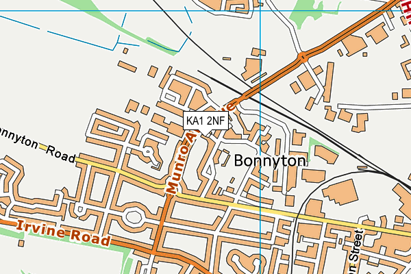 KA1 2NF map - OS VectorMap District (Ordnance Survey)