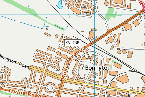 KA1 2NR map - OS VectorMap District (Ordnance Survey)