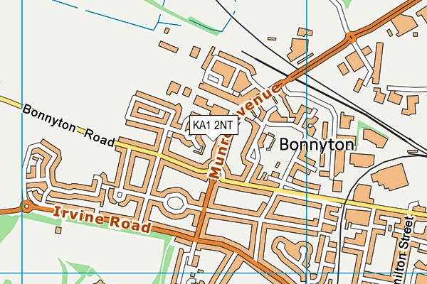 KA1 2NT map - OS VectorMap District (Ordnance Survey)