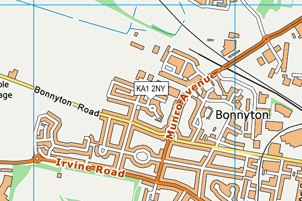 KA1 2NY map - OS VectorMap District (Ordnance Survey)