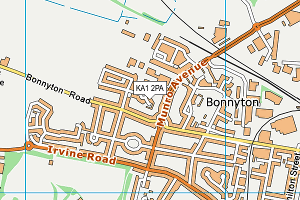 KA1 2PA map - OS VectorMap District (Ordnance Survey)