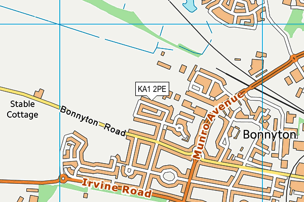 KA1 2PE map - OS VectorMap District (Ordnance Survey)