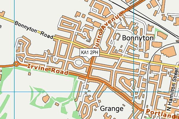 KA1 2PH map - OS VectorMap District (Ordnance Survey)