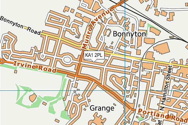 KA1 2PL map - OS VectorMap District (Ordnance Survey)