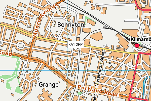 KA1 2PP map - OS VectorMap District (Ordnance Survey)