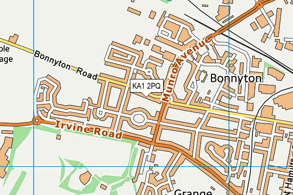 KA1 2PQ map - OS VectorMap District (Ordnance Survey)