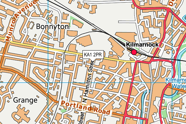 KA1 2PR map - OS VectorMap District (Ordnance Survey)