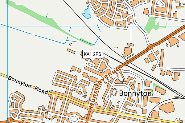 KA1 2PS map - OS VectorMap District (Ordnance Survey)