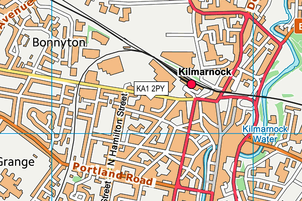 KA1 2PY map - OS VectorMap District (Ordnance Survey)