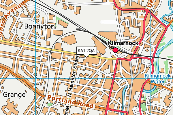 KA1 2QA map - OS VectorMap District (Ordnance Survey)