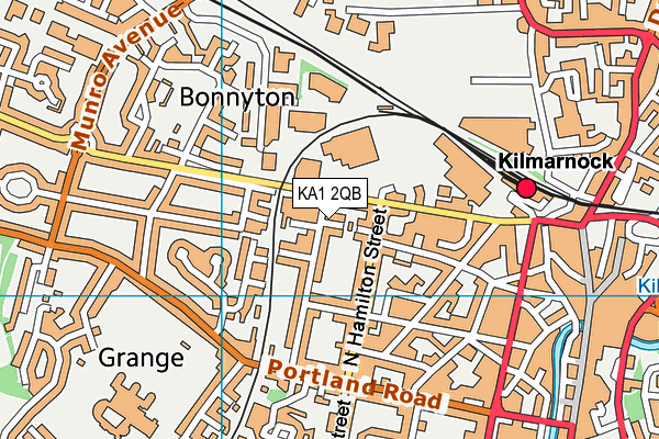 KA1 2QB map - OS VectorMap District (Ordnance Survey)