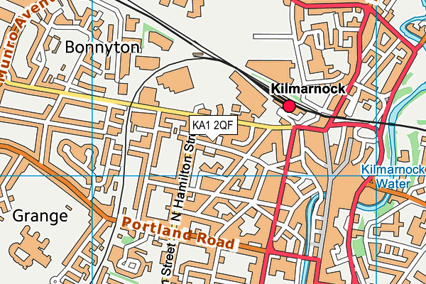 KA1 2QF map - OS VectorMap District (Ordnance Survey)