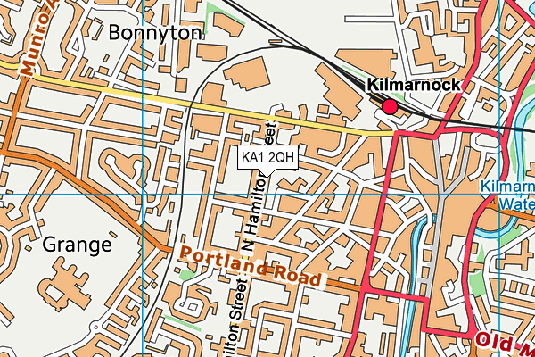 KA1 2QH map - OS VectorMap District (Ordnance Survey)