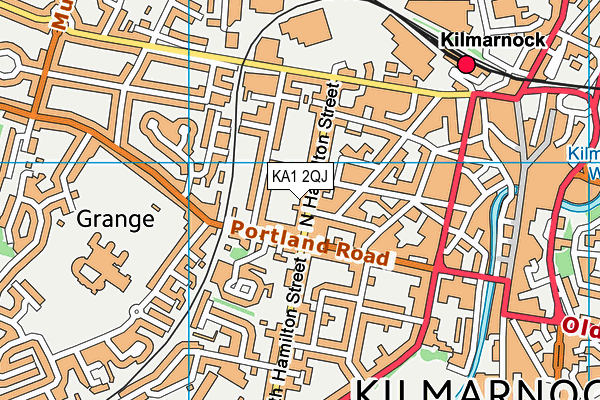 KA1 2QJ map - OS VectorMap District (Ordnance Survey)