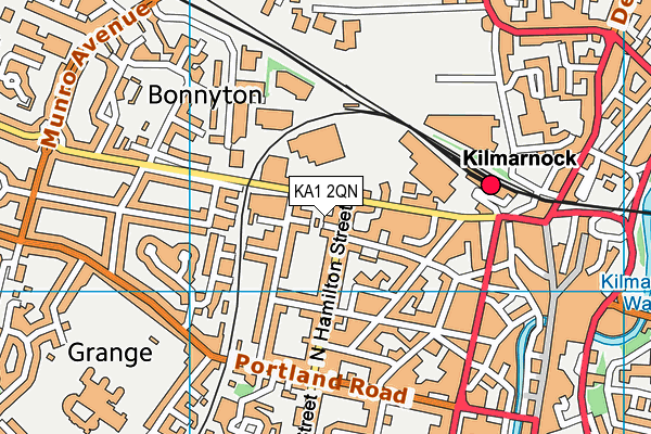 KA1 2QN map - OS VectorMap District (Ordnance Survey)