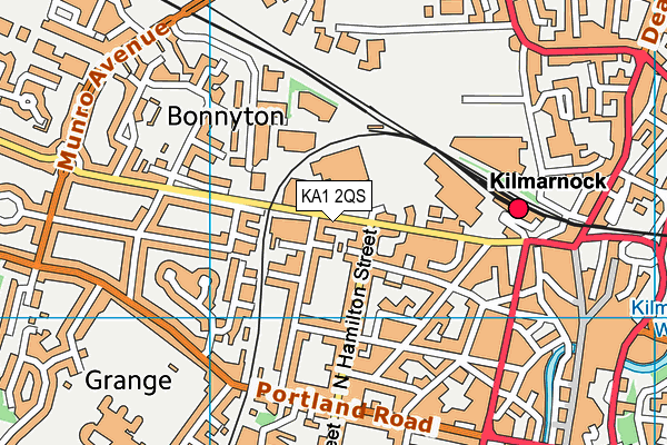 KA1 2QS map - OS VectorMap District (Ordnance Survey)