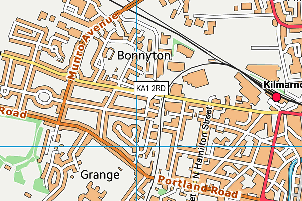 KA1 2RD map - OS VectorMap District (Ordnance Survey)