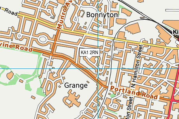 KA1 2RN map - OS VectorMap District (Ordnance Survey)