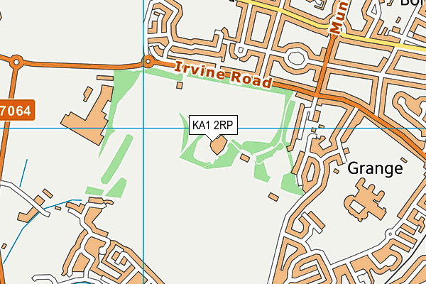 KA1 2RP map - OS VectorMap District (Ordnance Survey)