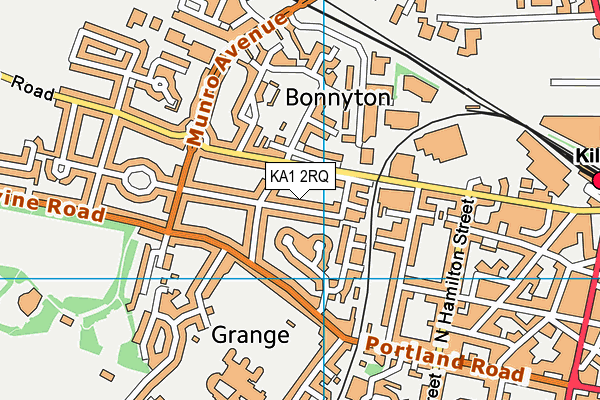 KA1 2RQ map - OS VectorMap District (Ordnance Survey)